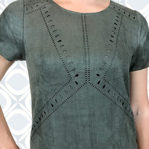 Design Lab ultra suede dress - Picture 2 of 4